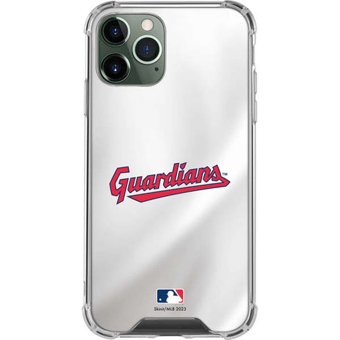 MLB Cleveland Guardians Home Jersey iPhone 12 Pro Clear Case