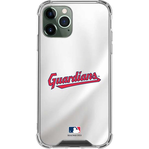 MLB Cleveland Guardians Home Jersey iPhone 12 Pro Max Clear Case