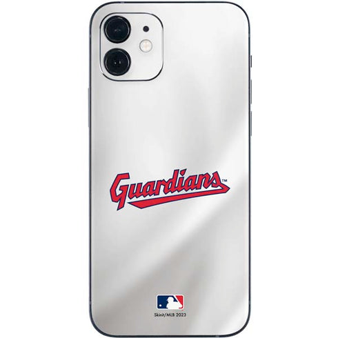 MLB Cleveland Guardians Home Jersey iPhone 12 Skin
