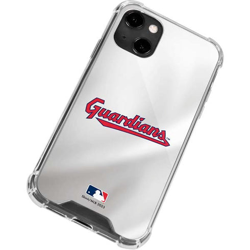 MLB Cleveland Guardians Home Jersey iPhone 13 Clear Case