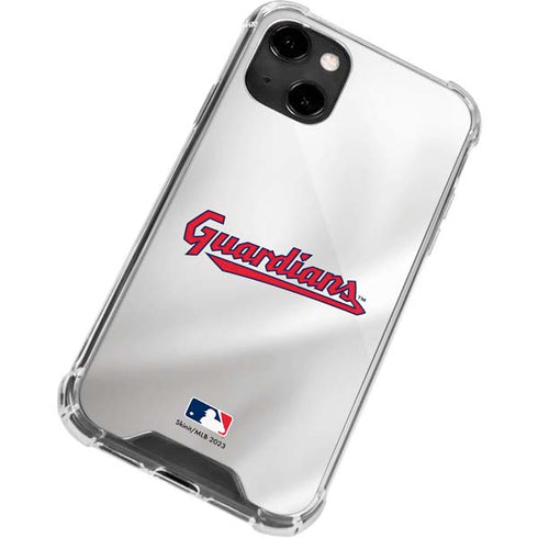 MLB Cleveland Guardians Home Jersey iPhone 14 Clear Case