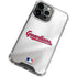 MLB Cleveland Guardians Home Jersey iPhone 14 Pro Clear Case