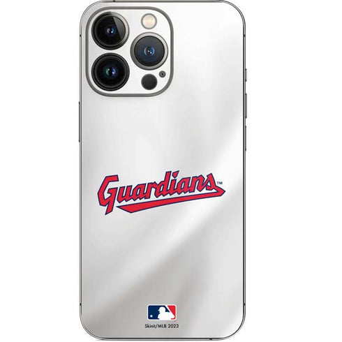 MLB Cleveland Guardians Home Jersey iPhone 14 Pro Skin