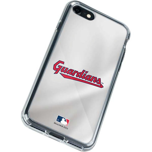 MLB Cleveland Guardians Home Jersey iPhone SE (2nd & 3rd Gen) Clear Case
