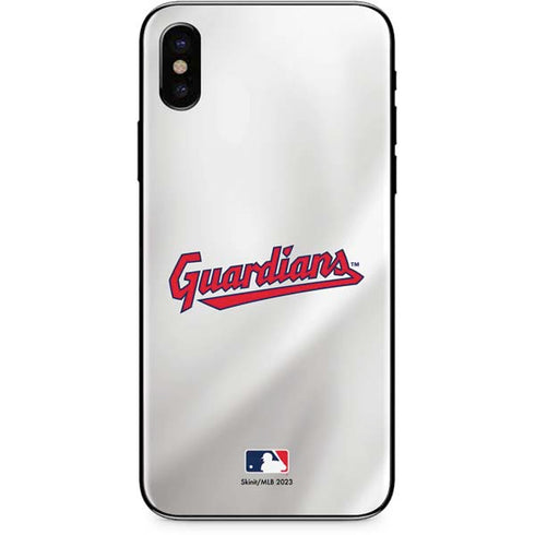 MLB Cleveland Guardians Home Jersey iPhone X Skin