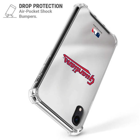 MLB Cleveland Guardians Home Jersey iPhone XR Clear Case