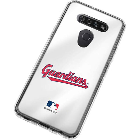 MLB Cleveland Guardians Home Jersey LG K51/Q51 Clear Case