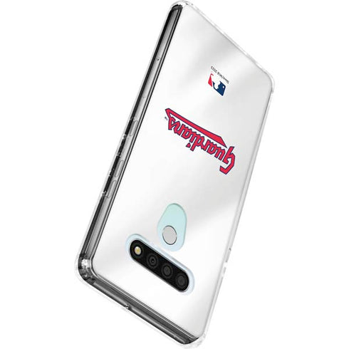 MLB Cleveland Guardians Home Jersey LG Stylo 6 Clear Case
