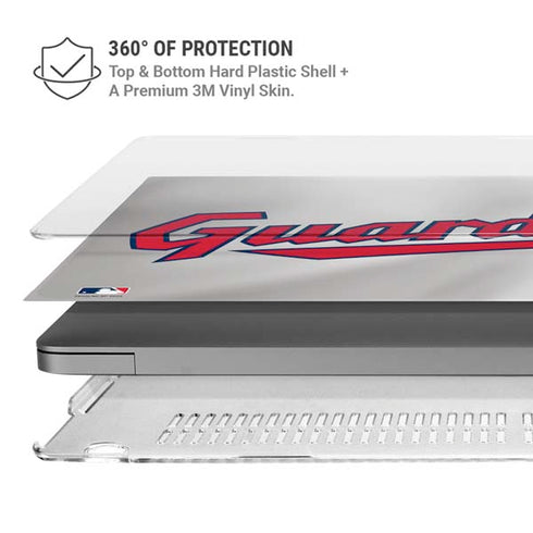 MLB Cleveland Guardians Home Jersey MacBook Pro 16in (2021-25) Case plus Skin