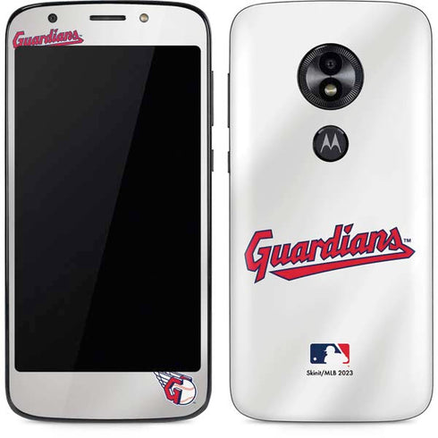 MLB Cleveland Guardians Home Jersey Moto E5 Play Skin