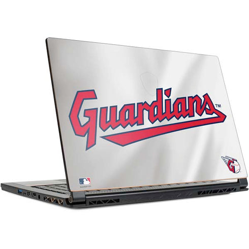 MLB Cleveland Guardians Home Jersey MSI GS65 Stealth Laptop Skin