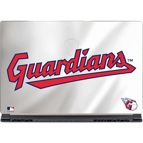 MLB Cleveland Guardians Home Jersey MSI GS65 Stealth Laptop Skin