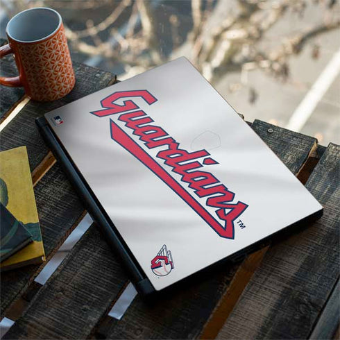MLB Cleveland Guardians Home Jersey MSI GS65 Stealth Laptop Skin