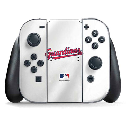 MLB Cleveland Guardians Home Jersey Nintendo Switch (2017-2021) Joy-Con Controller Skin