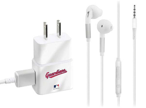 MLB Cleveland Guardians Home Jersey Phone Charger Skin