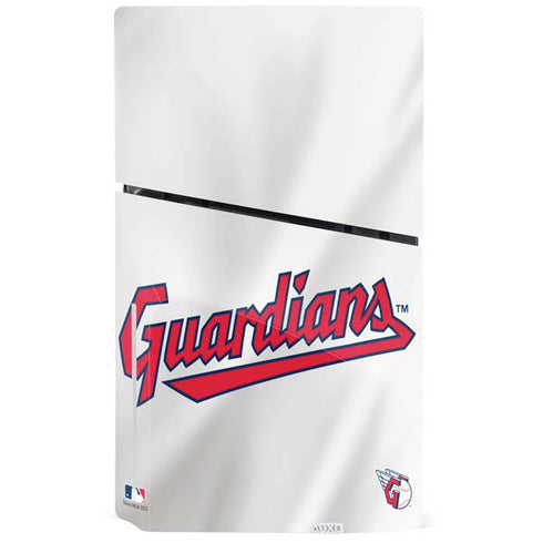 MLB Cleveland Guardians Home Jersey PS5 Slim Disk Console Skin