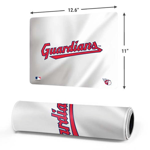 MLB Cleveland Guardians Home Jersey Gaming Mouse Pad