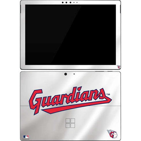 MLB Cleveland Guardians Home Jersey Surface Pro 7 Skin