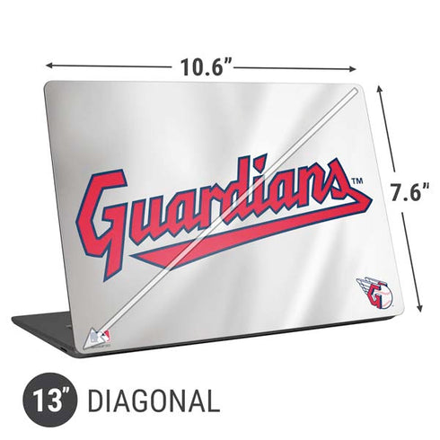 MLB Cleveland Guardians Home Jersey Universal Laptop 13in (10.6 x 7.6in) Skin