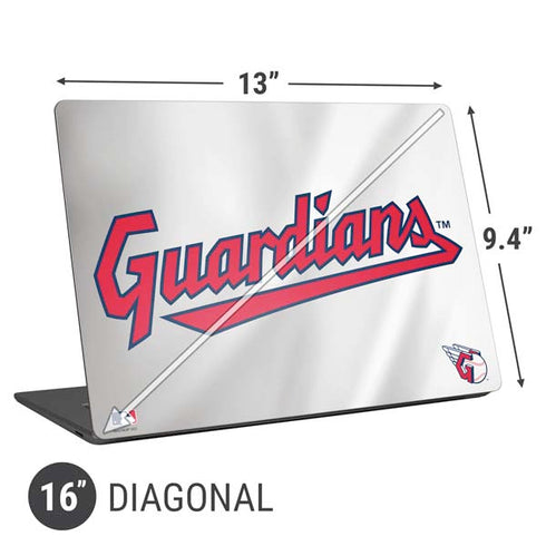 MLB Cleveland Guardians Home Jersey Universal Laptop 16in (13 x 9.4in) Skin