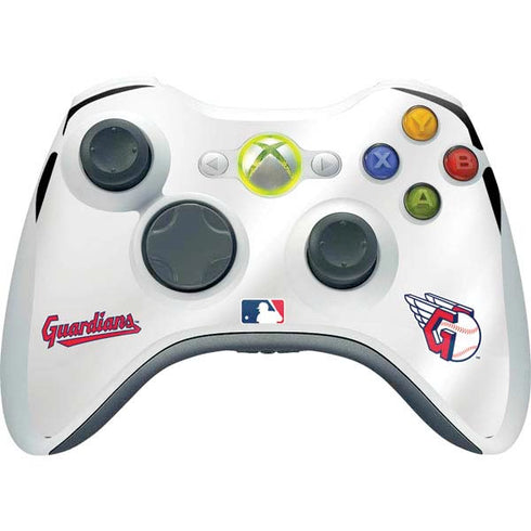 MLB Cleveland Guardians Home Jersey Xbox 360 Wireless Controller Skin