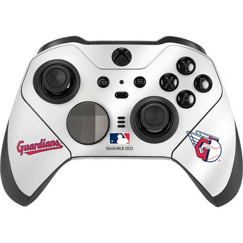 MLB Cleveland Guardians Home Jersey Xbox Elite Wireless Controller Series 2 Skin