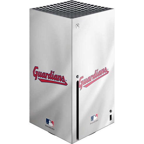 MLB Cleveland Guardians Home Jersey Xbox Series X Console Skin