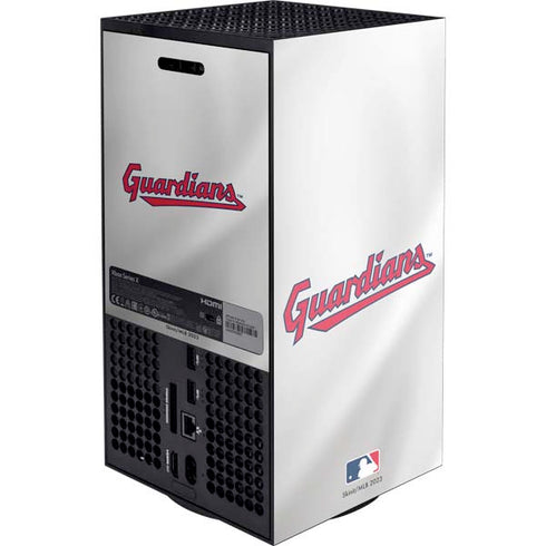 MLB Cleveland Guardians Home Jersey Xbox Series X Console Skin