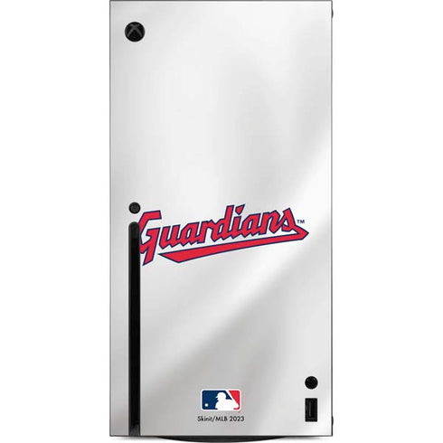 MLB Cleveland Guardians Home Jersey Xbox Series X Console Skin