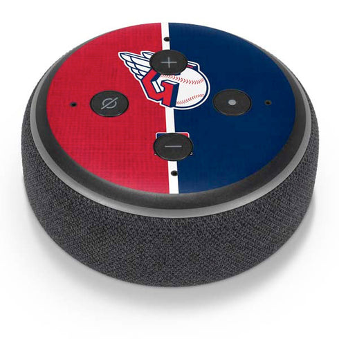 MLB Cleveland Guardians Split Amazon Echo Dot Skin