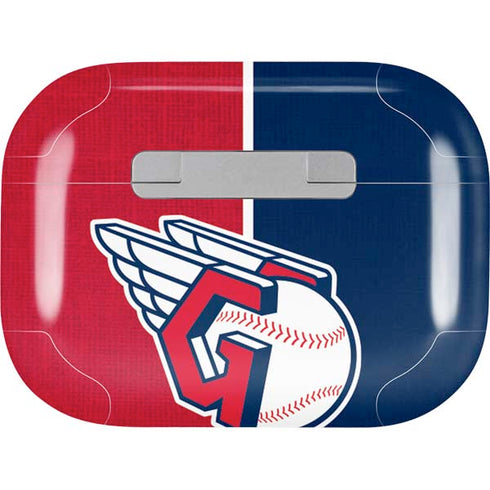 MLB Cleveland Guardians Split Apple AirPods Pro Skin