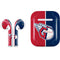 MLB Cleveland Guardians Split Apple AirPods Skin