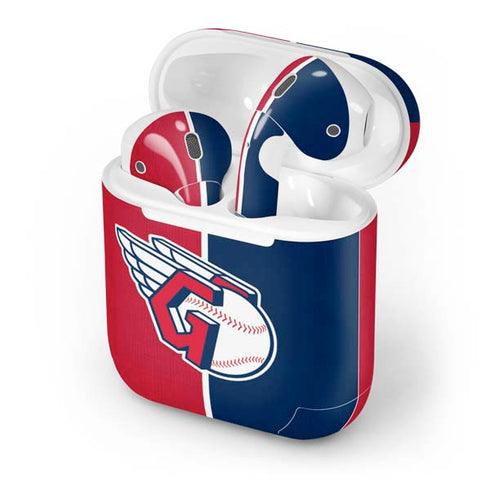 MLB Cleveland Guardians Split Apple AirPods Skin