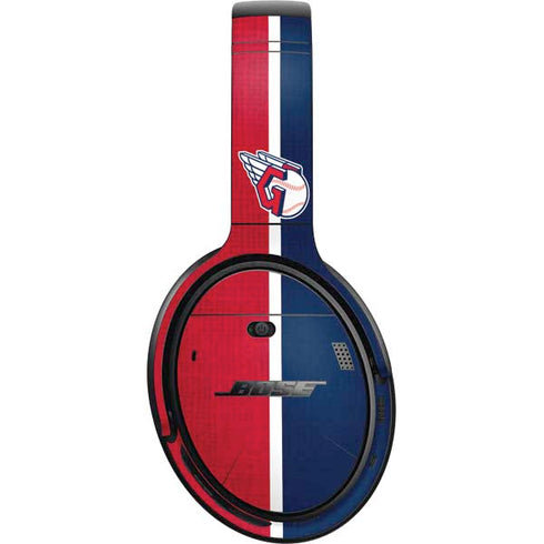MLB Cleveland Guardians Split Bose QuietComfort 35 Headphones Skin