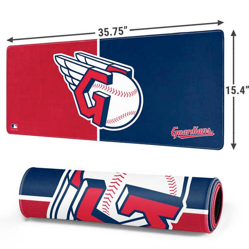 MLB Cleveland Guardians Split Gaming Mouse Pad