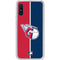 MLB Cleveland Guardians Split Galaxy A10e Clear Case