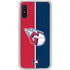 MLB Cleveland Guardians Split Galaxy A10e Clear Case