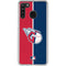 MLB Cleveland Guardians Split Galaxy A21 Clear Case