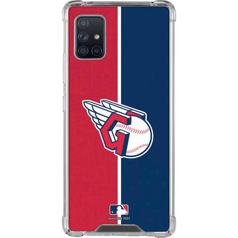 MLB Cleveland Guardians Split Galaxy A51 5G Clear Case