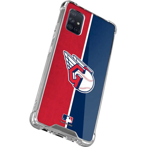 MLB Cleveland Guardians Split Galaxy A51 5G Clear Case