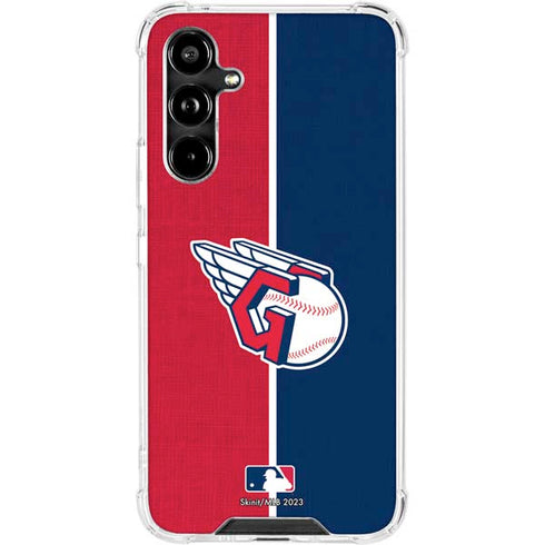 MLB Cleveland Guardians Split Galaxy A54 5G Clear Case