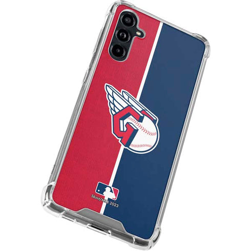 MLB Cleveland Guardians Split Galaxy A54 5G Clear Case