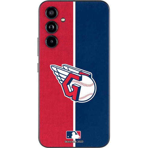 MLB Cleveland Guardians Split Galaxy A54 5G Skin