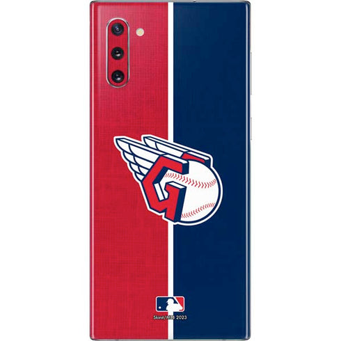 MLB Cleveland Guardians Split Galaxy Note 10 Skin