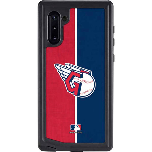MLB Cleveland Guardians Split Galaxy Note 10 Waterproof Case