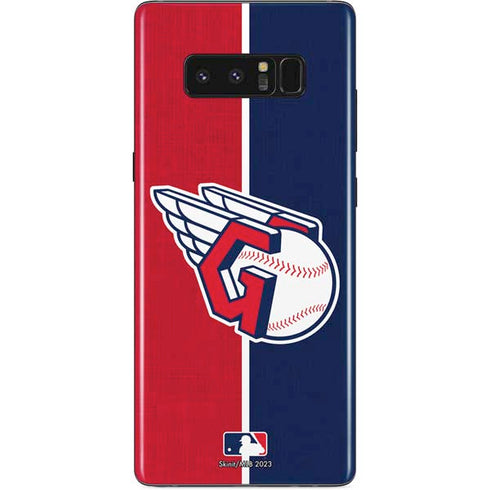 MLB Cleveland Guardians Split Galaxy Note 8 Skin