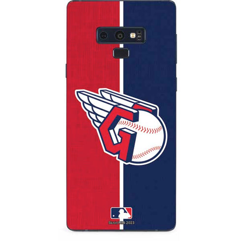 MLB Cleveland Guardians Split Galaxy Note 9 Skin