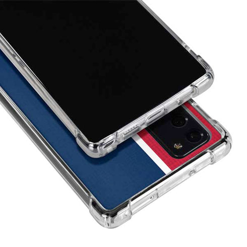 MLB Cleveland Guardians Split Galaxy Note20 5G Clear Case