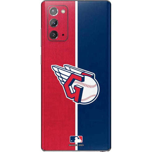 MLB Cleveland Guardians Split Galaxy Note20 5G Skin