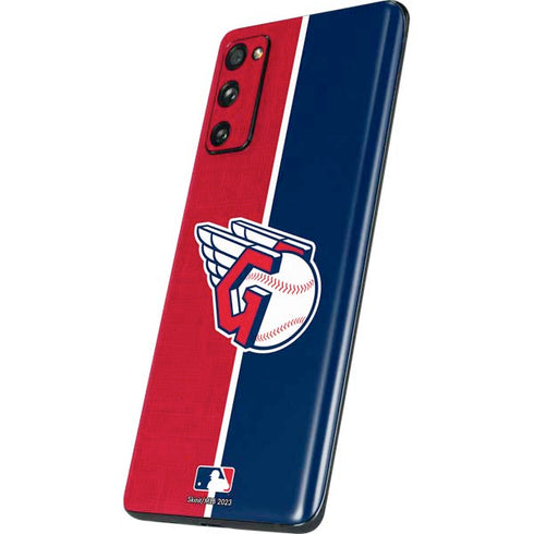 MLB Cleveland Guardians Split Galaxy S20 Fan Edition Skin